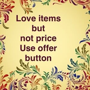 Negotiations are welcome!